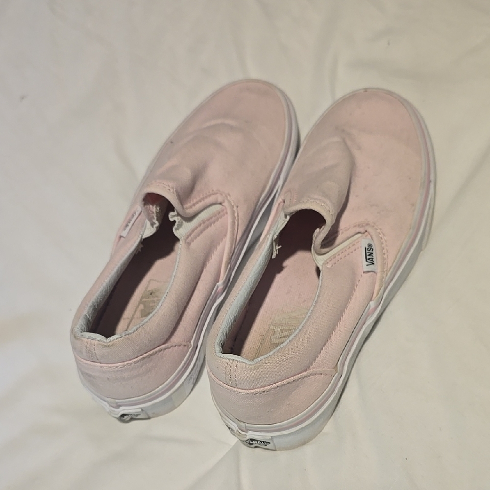 Vans Pink Slip-On Sneakers Ladies Size 5 Mens 3.5